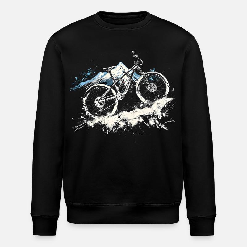Illustration de VTT - Sweat bio ROLLER Stanley/Stella Unisexe - noir