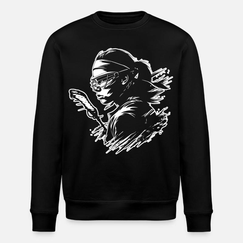 Joueur de crosse - Sweat bio ROLLER Stanley/Stella Unisexe - noir