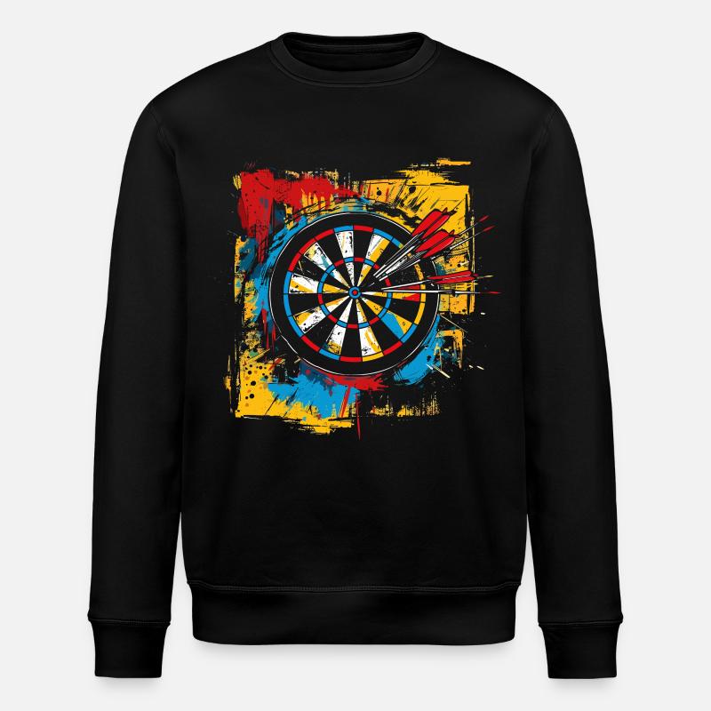 Jeu de fléchettes Graffiti - Sweat bio ROLLER Stanley/Stella Unisexe - noir