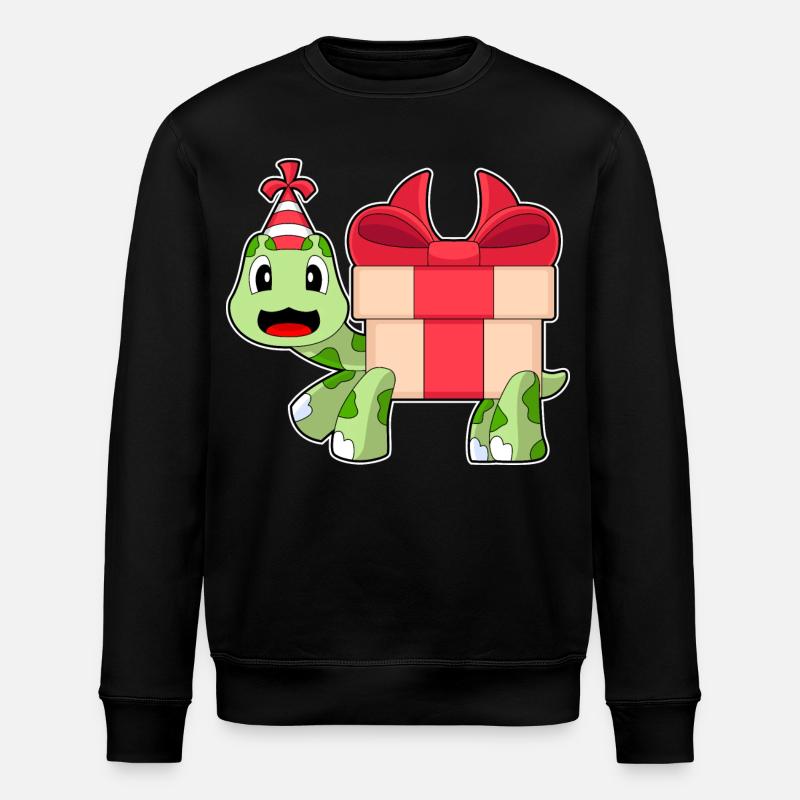 Turtle Birthday Package - Stanley/Stella ROLLER Unisex Organic Sweatshirt - black