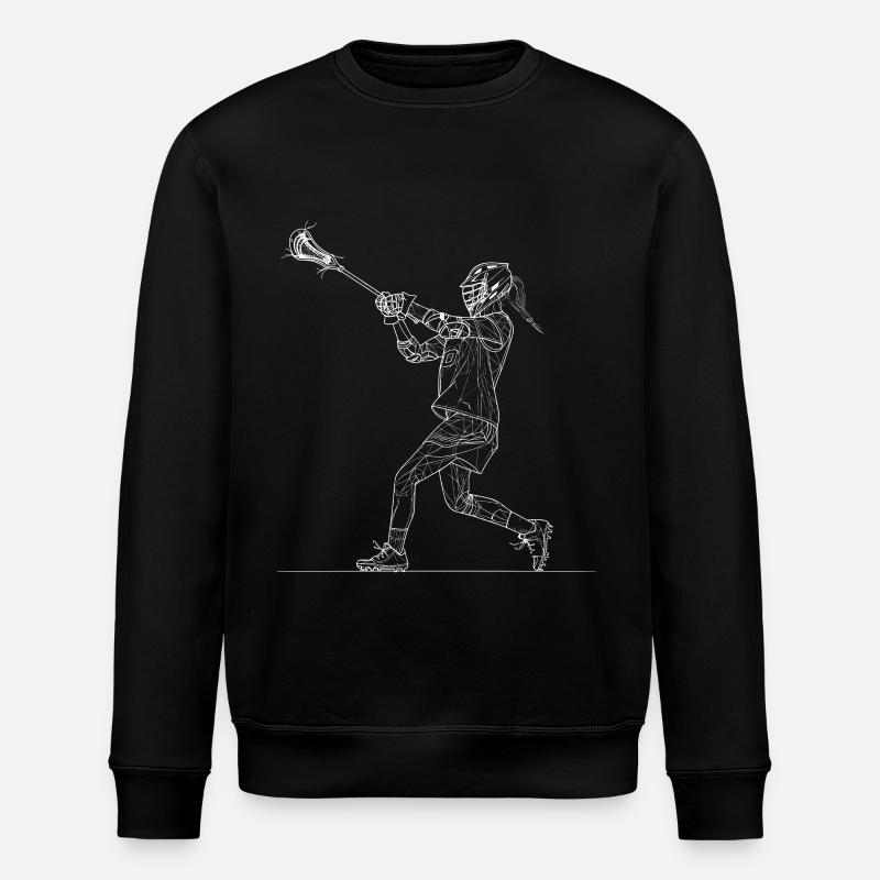 Joueur de crosse - Sweat bio ROLLER Stanley/Stella Unisexe - noir