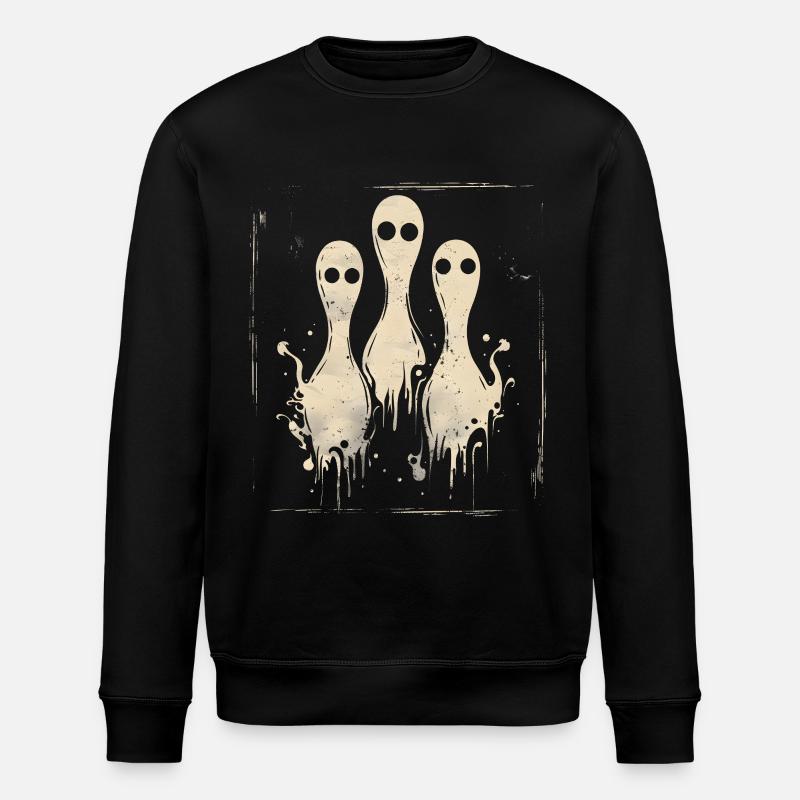 Halloween Bowling Pins - Stanley/Stella Unisex Bio-Sweatshirt ROLLER - Schwarz