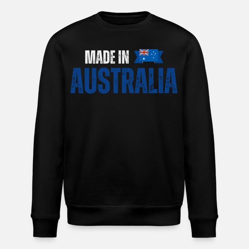 Fabriqué en Australie, fierté australienne - Sweat bio ROLLER Stanley/Stella Unisexe - noir