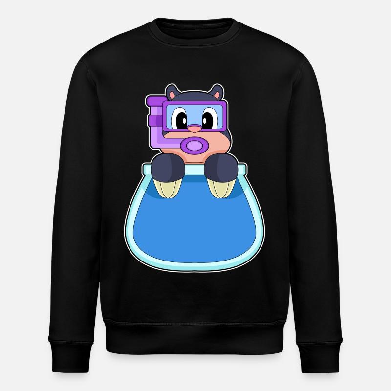 Mole Aquarium - Stanley/Stella ROLLER Unisex Organic Sweatshirt - black