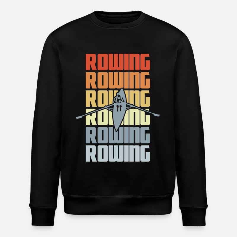 Aviron d’époque - Sweat bio ROLLER Stanley/Stella Unisexe - noir