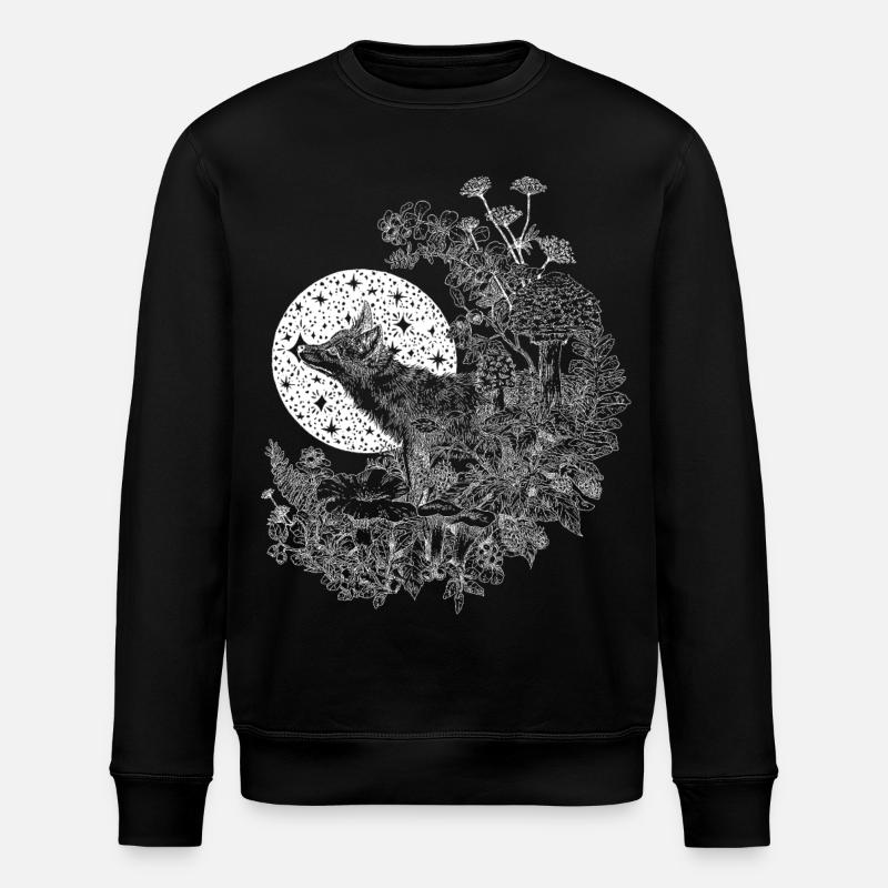 FUCHS & NACHTHIMMEL - Stanley/Stella Unisex Bio-Sweatshirt ROLLER - Schwarz
