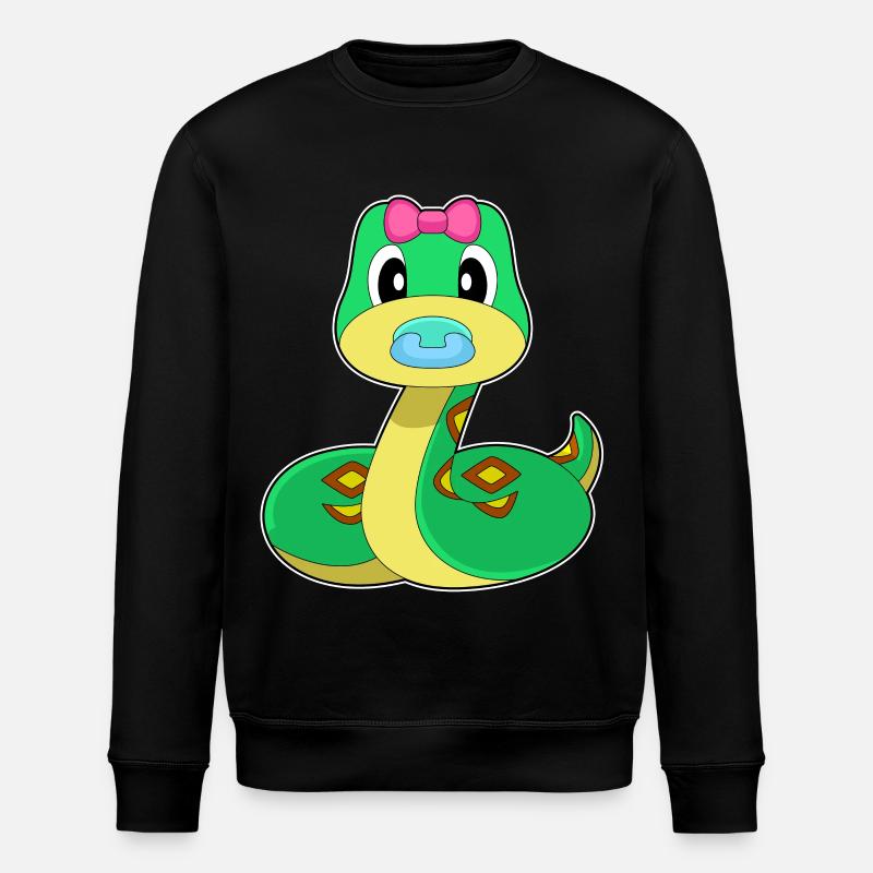 Sucette Snake Baby - Sweat bio ROLLER Stanley/Stella Unisexe - noir