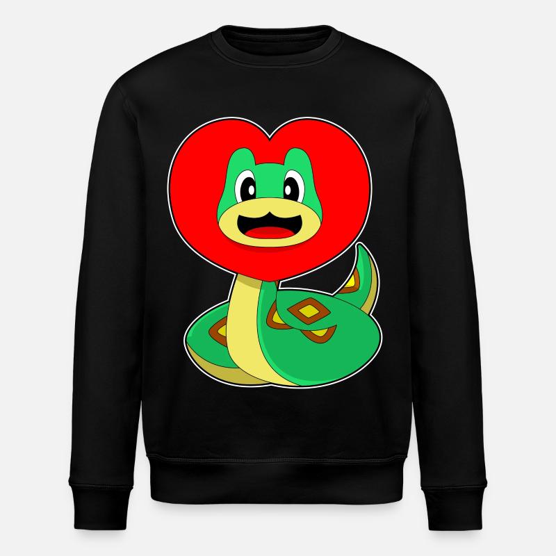 Cœur de serpent - Sweat bio ROLLER Stanley/Stella Unisexe - noir