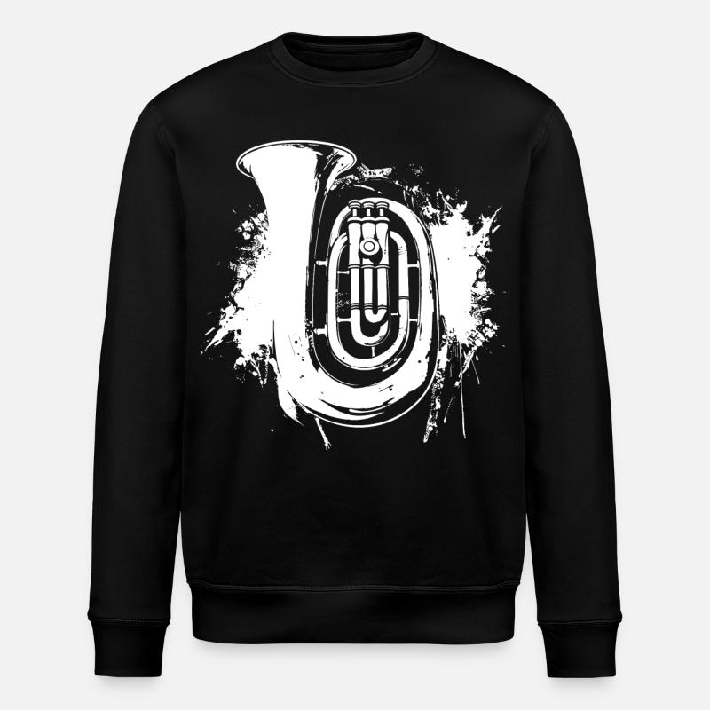 Tuba Graffiti - Sweat bio ROLLER Stanley/Stella Unisexe - noir