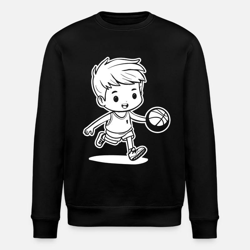 Dessin de basket-ball - Sweat bio ROLLER Stanley/Stella Unisexe - noir