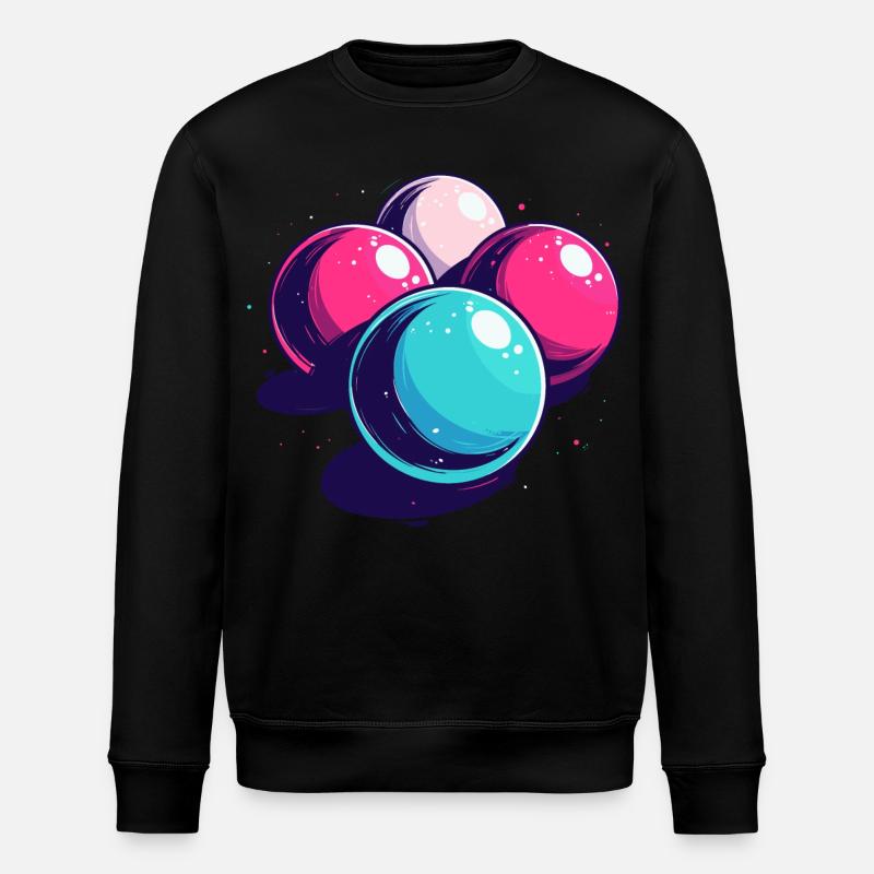 Boules de billard - Sweat bio ROLLER Stanley/Stella Unisexe - noir