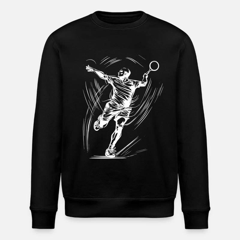 Badminton - Sweat bio ROLLER Stanley/Stella Unisexe - noir