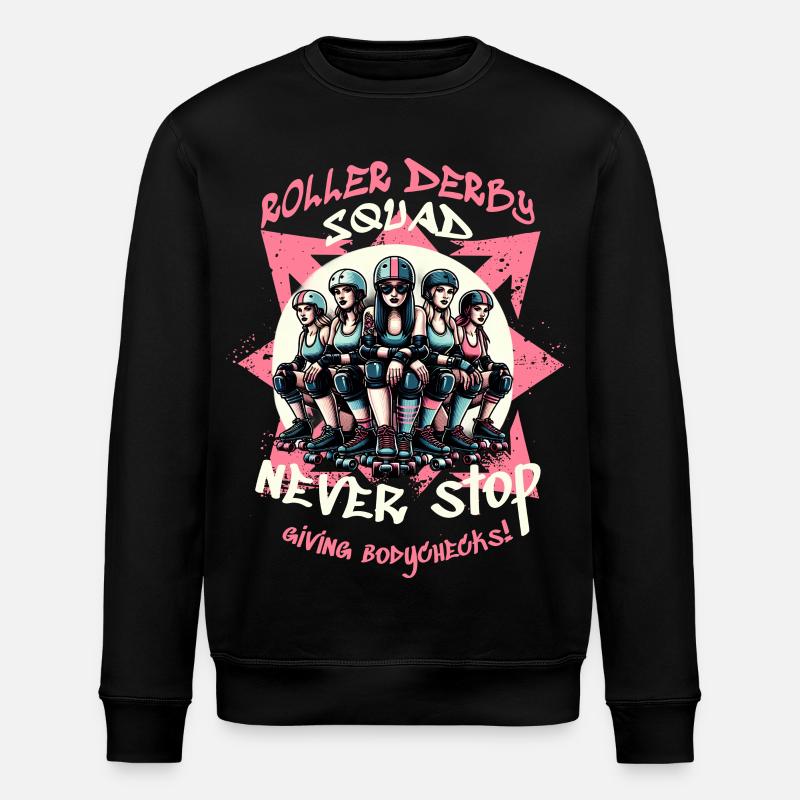 Équipe de roller derby - Sweat bio ROLLER Stanley/Stella Unisexe - noir
