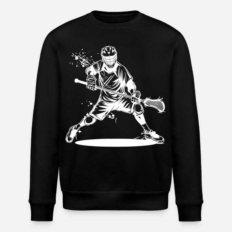 Joueur de crosse - Sweat bio ROLLER Stanley/Stella Unisexe - noir
