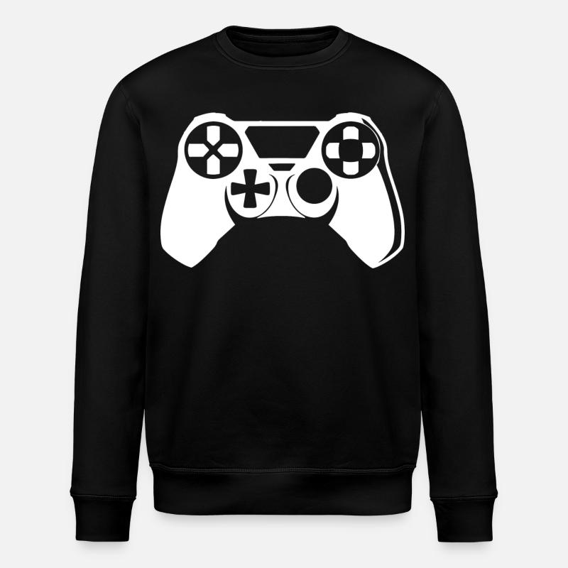 Gamepad Grafik - Stanley/Stella Unisex Bio-Sweatshirt ROLLER - Schwarz