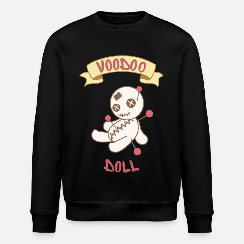 Voodoo Voodoo Voodoo Puppe - Stanley/Stella Unisex Bio-Sweatshirt ROLLER - Schwarz