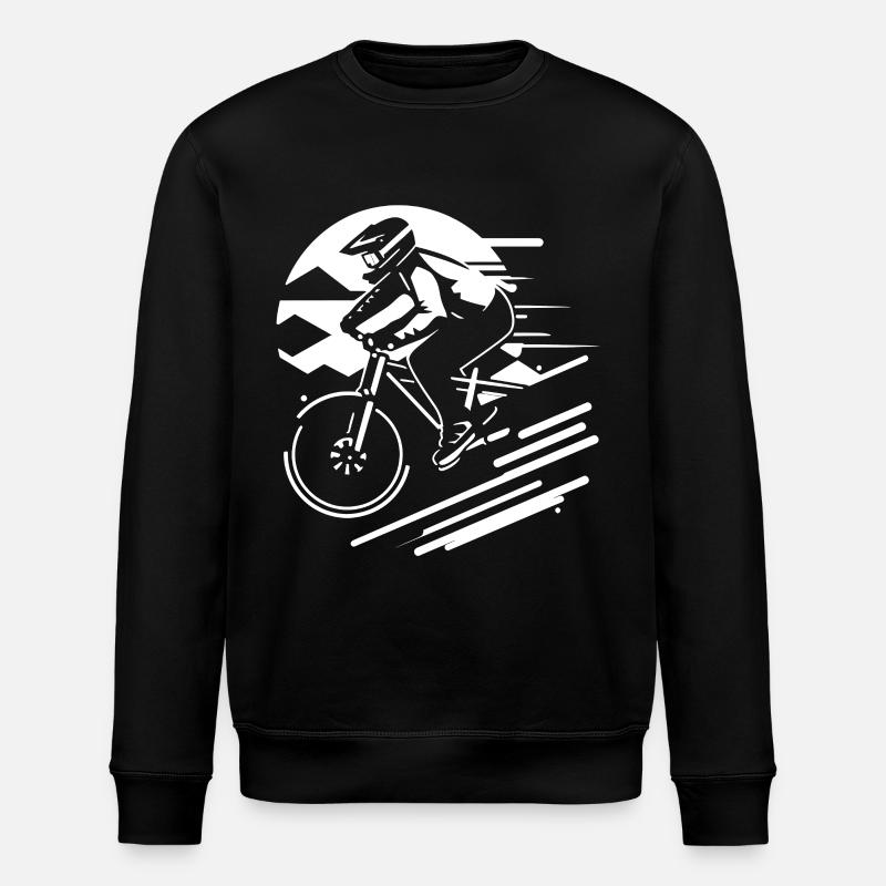 Mountainbike - Stanley/Stella Unisex Bio-Sweatshirt ROLLER - Schwarz