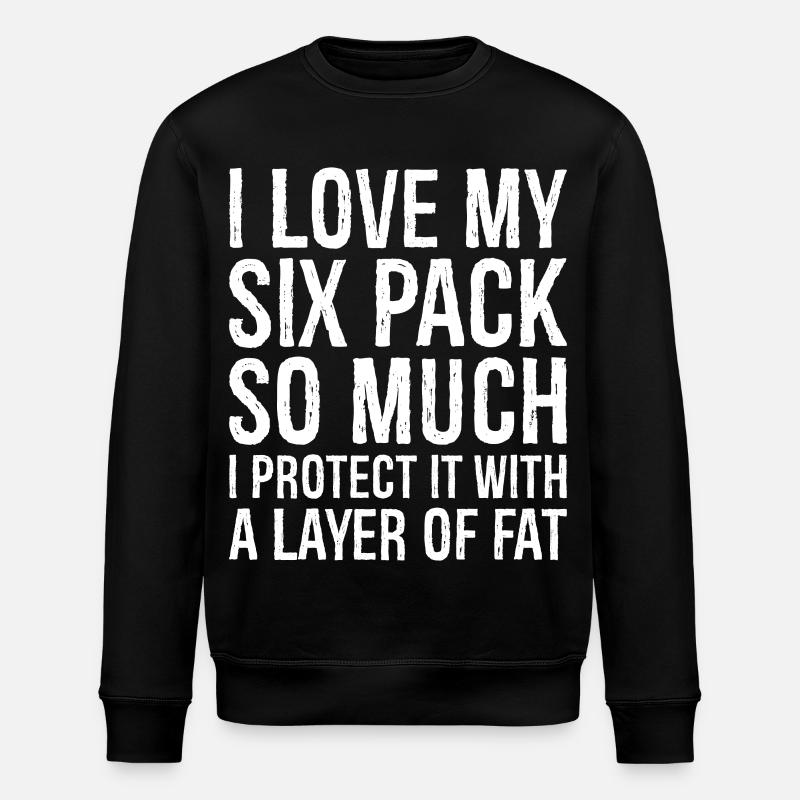 J’aime tellement mon pack de six - Sweat bio ROLLER Stanley/Stella Unisexe - noir