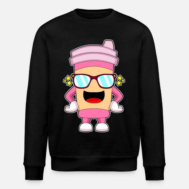 Coffee to go Sonnenbrille - Stanley/Stella Unisex Bio-Sweatshirt ROLLER - Schwarz