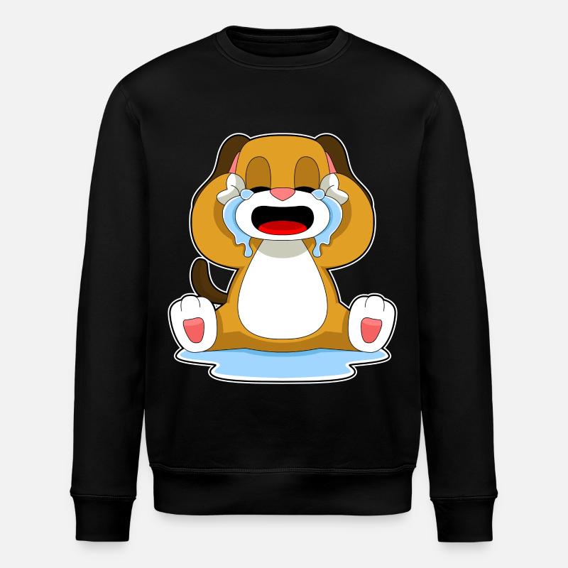 Larmes de chien - Sweat bio ROLLER Stanley/Stella Unisexe - noir