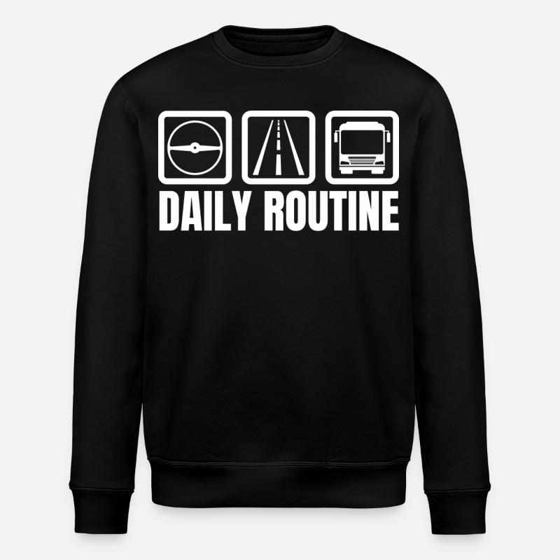 Daily Routine - Stanley/Stella Unisex Bio-Sweatshirt ROLLER - Schwarz