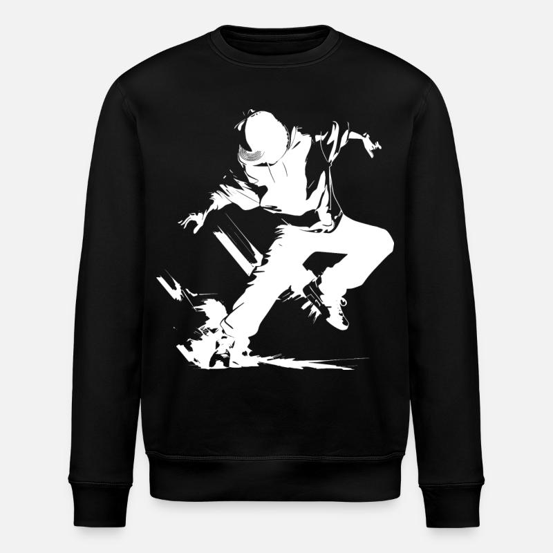 Breakdance Garçon - Sweat bio ROLLER Stanley/Stella Unisexe - noir