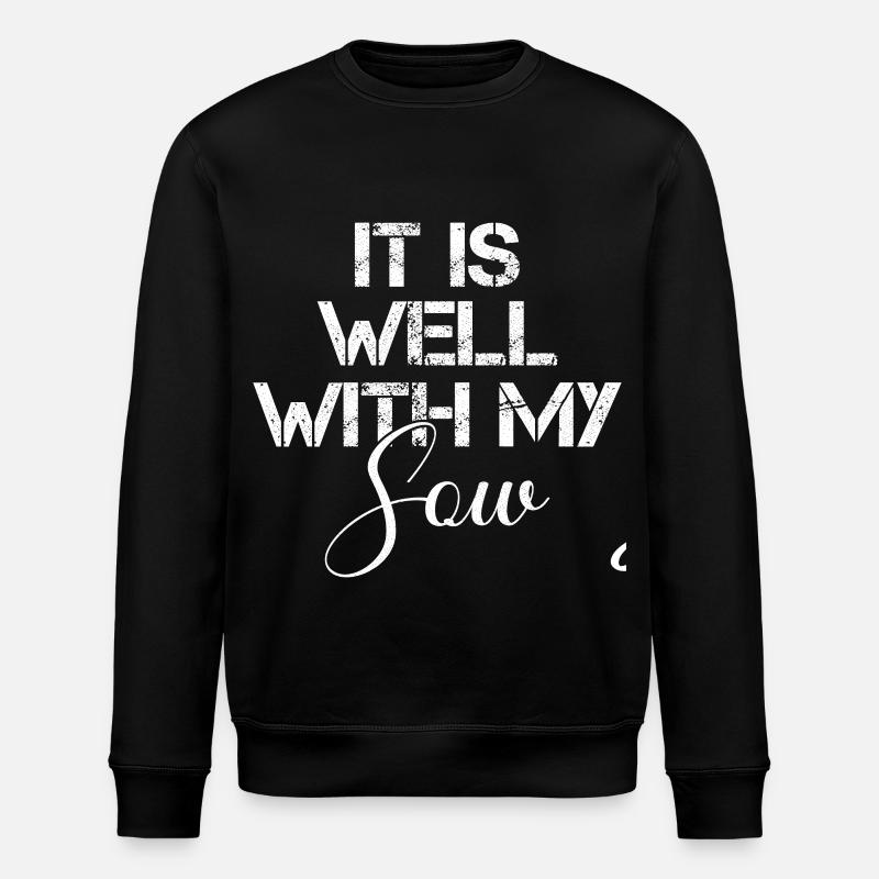 C’est bien avec ma truie - Sweat bio ROLLER Stanley/Stella Unisexe - noir