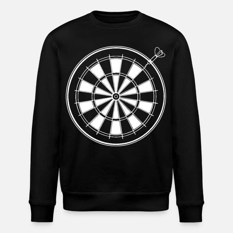 Dart Grafik - Stanley/Stella Unisex Bio-Sweatshirt ROLLER - Schwarz