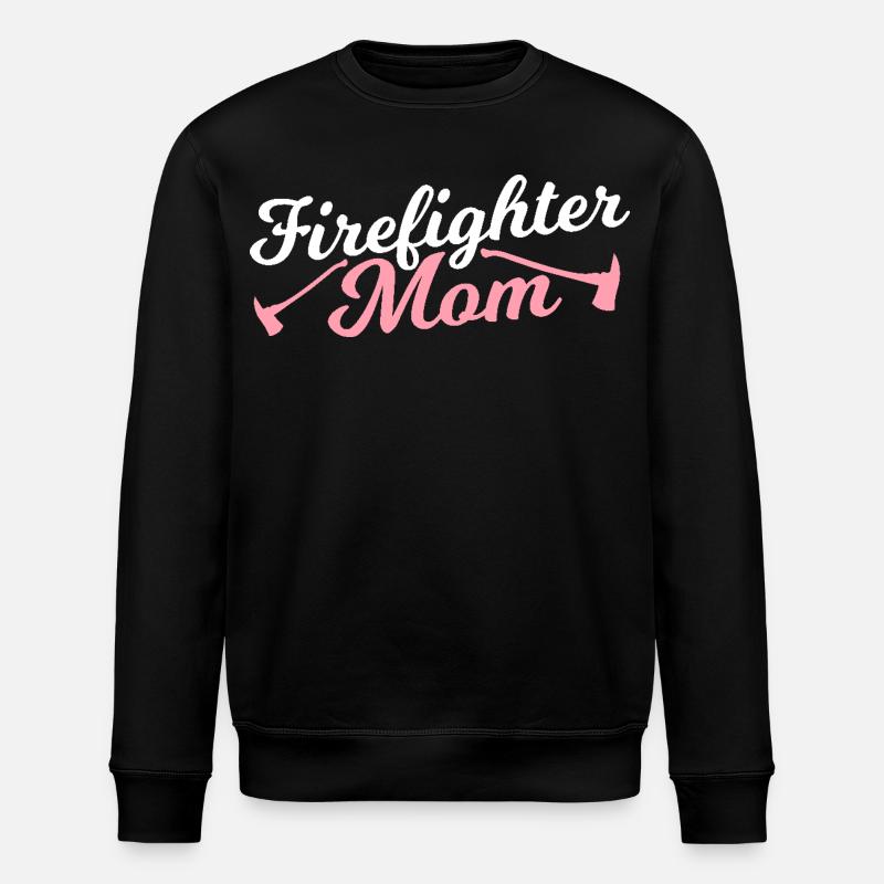 Feuerwehr Mama - Stanley/Stella Unisex Bio-Sweatshirt ROLLER - Schwarz
