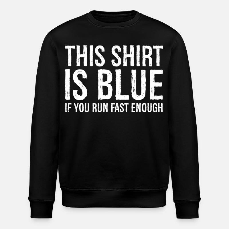 Dieses Hemd ist blau - Stanley/Stella Unisex Bio-Sweatshirt ROLLER - Schwarz