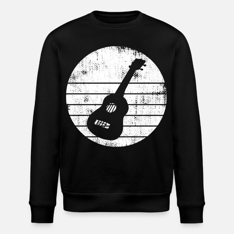 Dessin de ukulélé - Sweat bio ROLLER Stanley/Stella Unisexe - noir