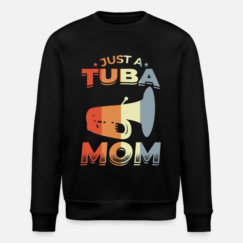 Mère tuba - Sweat bio ROLLER Stanley/Stella Unisexe - noir