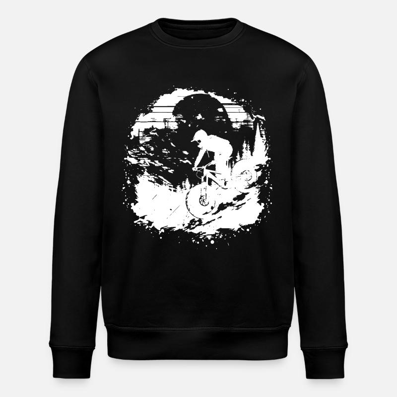 Mountainbiken - Stanley/Stella Unisex Bio-Sweatshirt ROLLER - Schwarz
