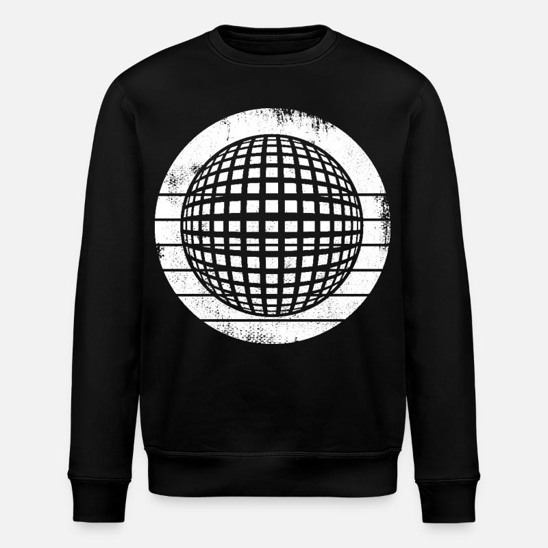 80er Disco - Stanley/Stella Unisex Bio-Sweatshirt ROLLER - Schwarz