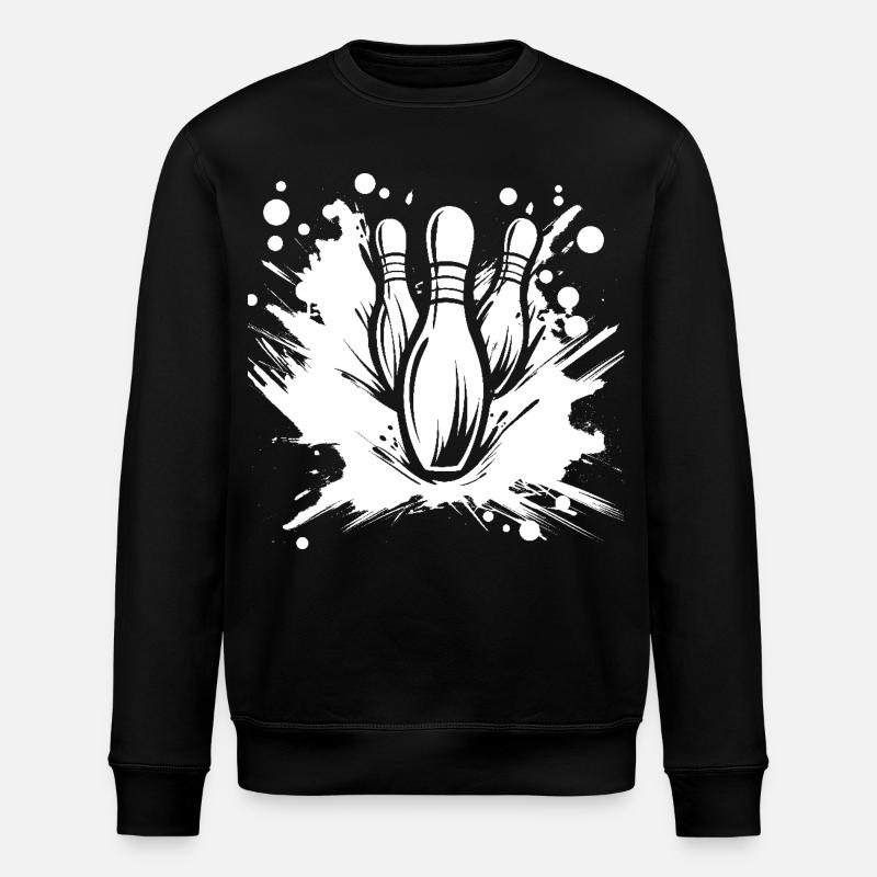 Bowling - Sweat bio ROLLER Stanley/Stella Unisexe - noir