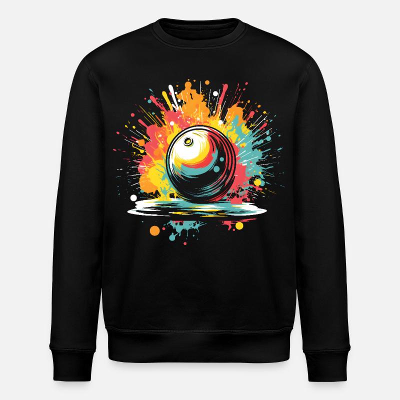 Bowling - Sweat bio ROLLER Stanley/Stella Unisexe - noir