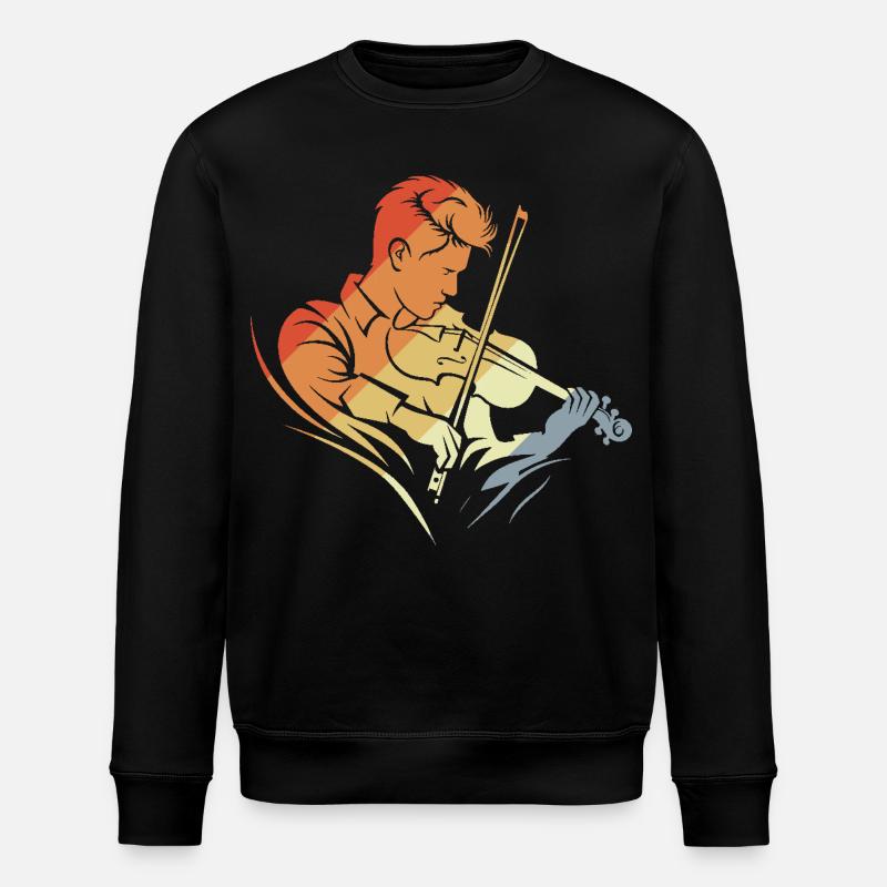 Retro Geiger - Stanley/Stella Unisex Bio-Sweatshirt ROLLER - Schwarz