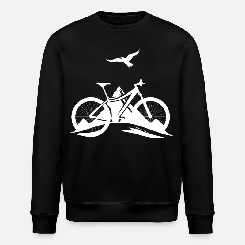 Mountainbiken - Stanley/Stella Unisex Bio-Sweatshirt ROLLER - Schwarz