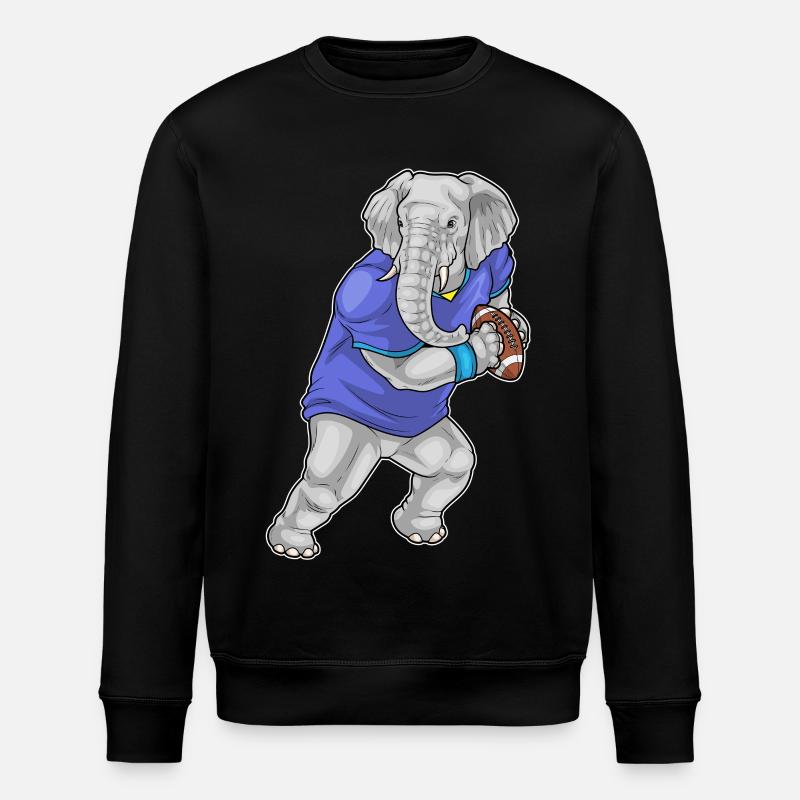 Elephant Football américain - Sweat bio ROLLER Stanley/Stella Unisexe - noir