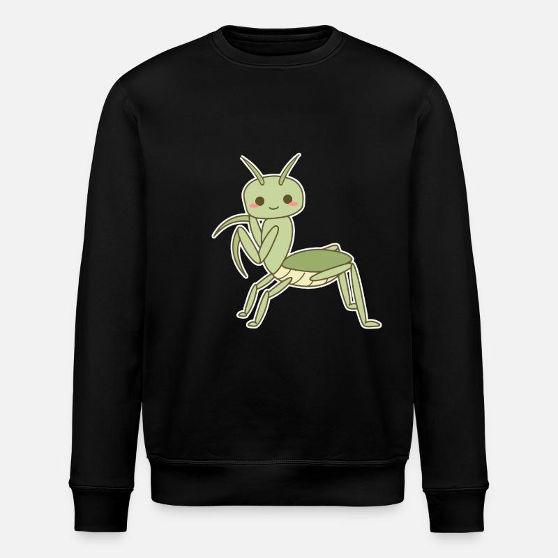 Élégante mante religieuse - Sweat bio ROLLER Stanley/Stella Unisexe - noir
