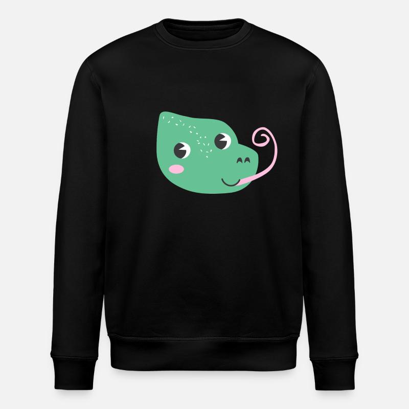 Incroyable iguane tropical - Sweat bio ROLLER Stanley/Stella Unisexe - noir