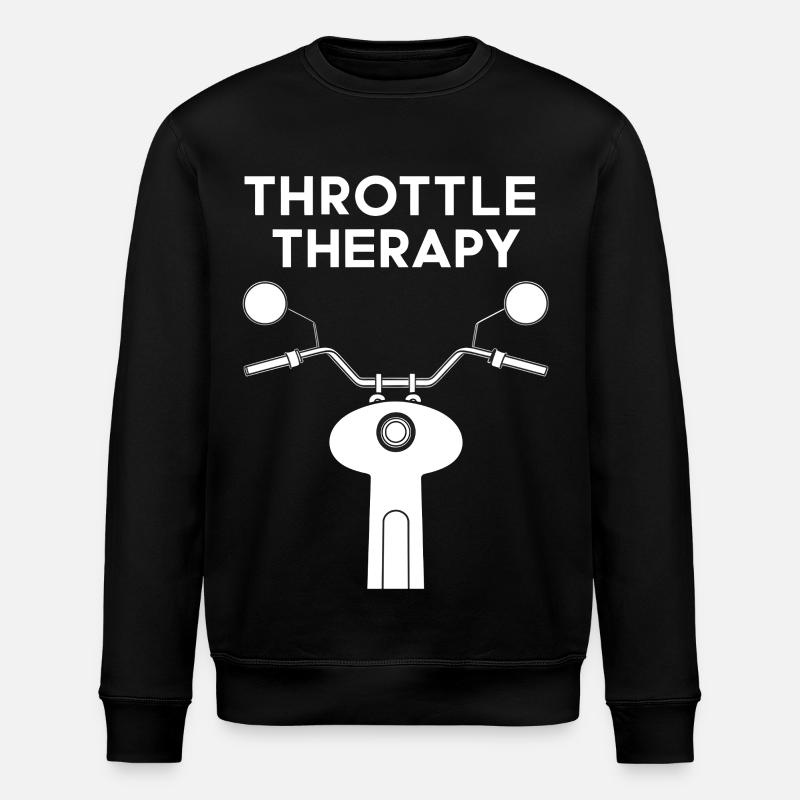 Throttle Therapy - Stanley/Stella ROLLER Unisex Organic Sweatshirt - black