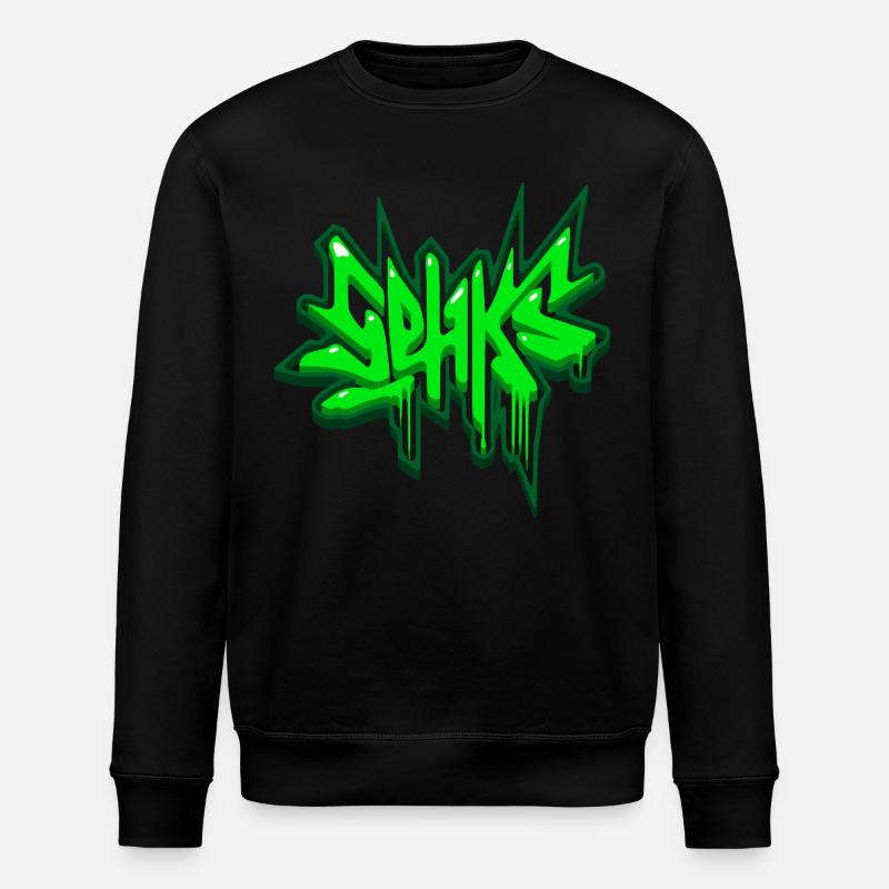 Sehks Vert 3D - Sweat bio ROLLER Stanley/Stella Unisexe - noir