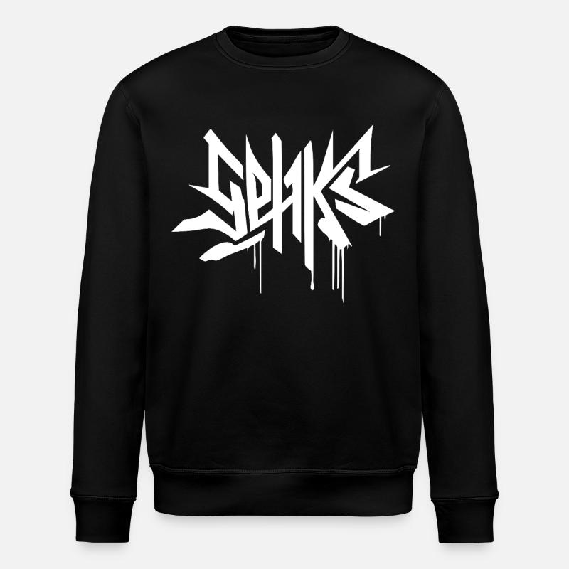 sehks white - Stanley/Stella ROLLER Unisex Organic Sweatshirt - black