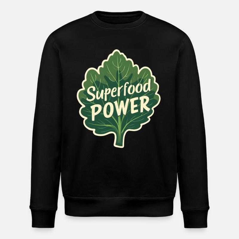 Le pouvoir des superaliments - Sweat bio ROLLER Stanley/Stella Unisexe - noir