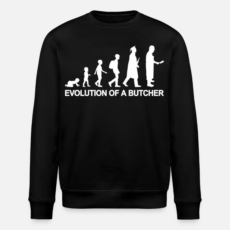 Butcher Evolution - Stanley/Stella ROLLER Unisex Organic Sweatshirt - black