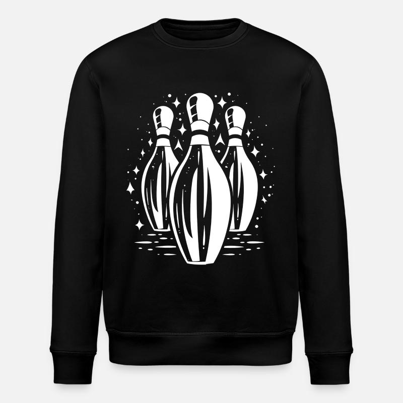 Bowling - Sweat bio ROLLER Stanley/Stella Unisexe - noir