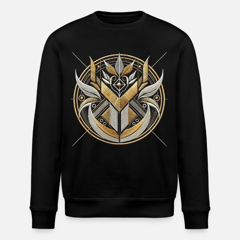 Conception d’emblème tribal géométrique - Sweat bio ROLLER Stanley/Stella Unisexe - noir