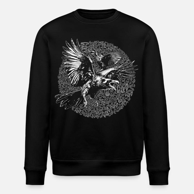 KRA KRA ! - Sweat bio ROLLER Stanley/Stella Unisexe - noir