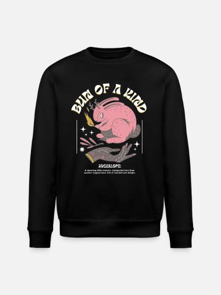 Jackalope mystique – Unique et magique - Sweat bio ROLLER Stanley/Stella Unisexe - noir